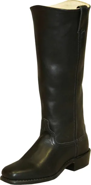 Abilene Men's Leather Casual Fashion Cowboy Boots Broad Square Toe, 1" Heel, 16" Western Style