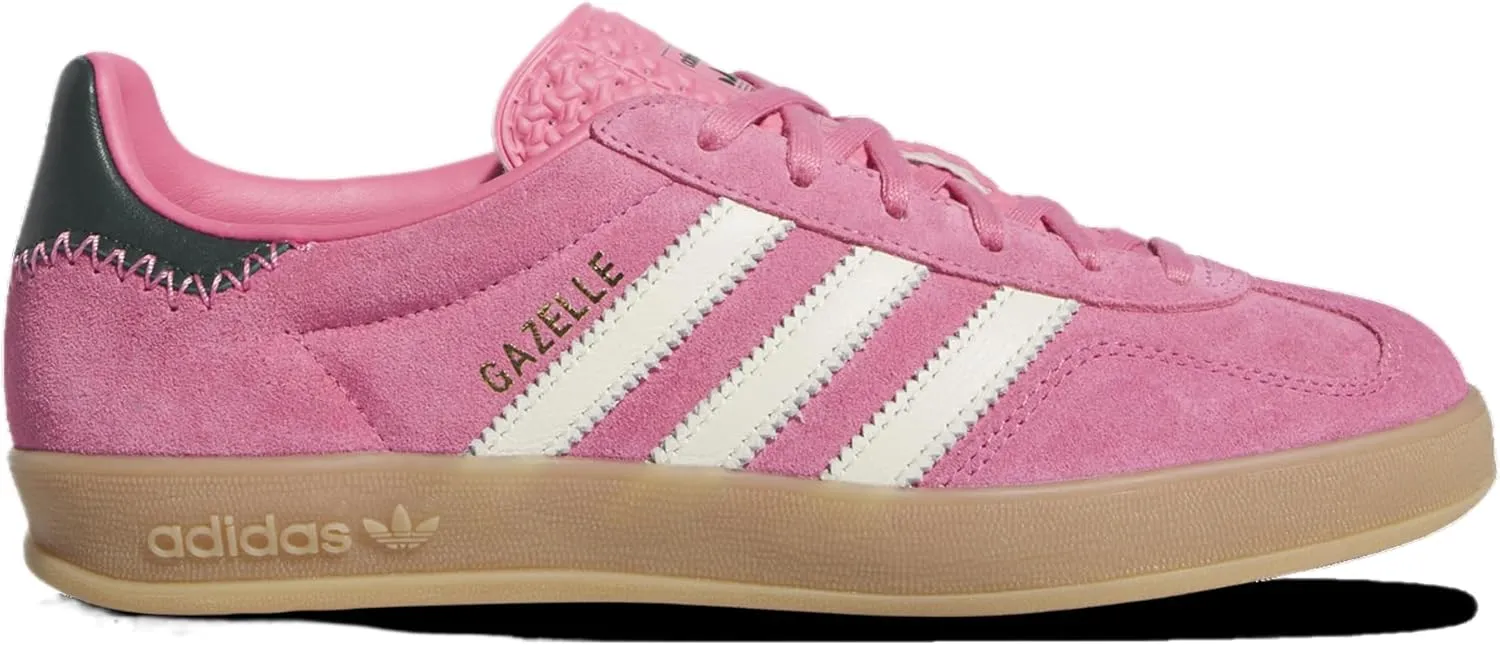 Adidas Gazelle Indoor - Women's (JI2014, Off White/Rose Tone/Collegiate Green)