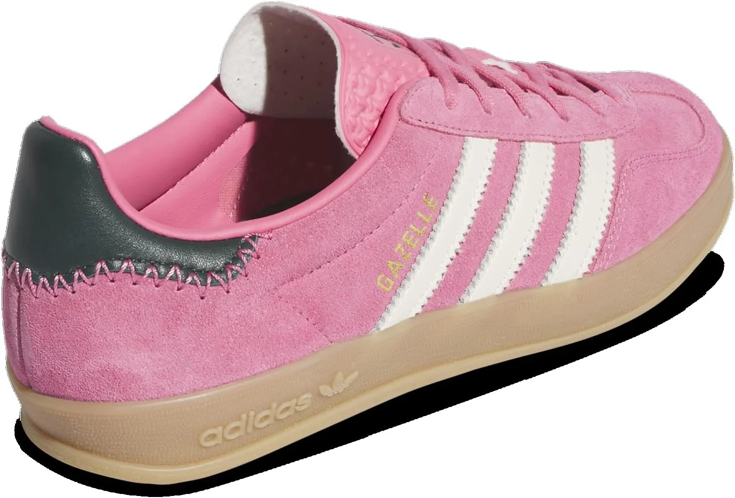 Adidas Gazelle Indoor - Women's (JI2014, Off White/Rose Tone/Collegiate Green)