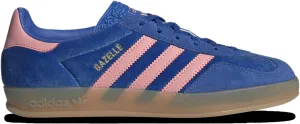 adidas Originals Gazelle Indoor Womens Sneaker (Blue Semi Pink Spark, 7)