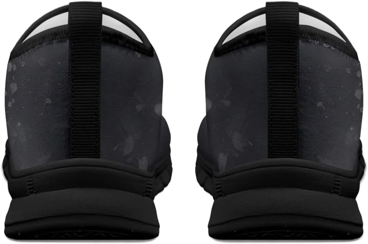 Adult Running Sneakers Training Shoes for Men Casual Cozy Breathable and Sweat-Absorbing Lightweight Anti-Skid Loafers for Travel US 5-14 Black Sole