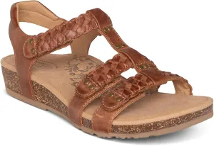 Aetrex Women's Reese Orthopedic Gladiator Sandals for Women - Adjustable Womens Sandals with Removable Center Strap
