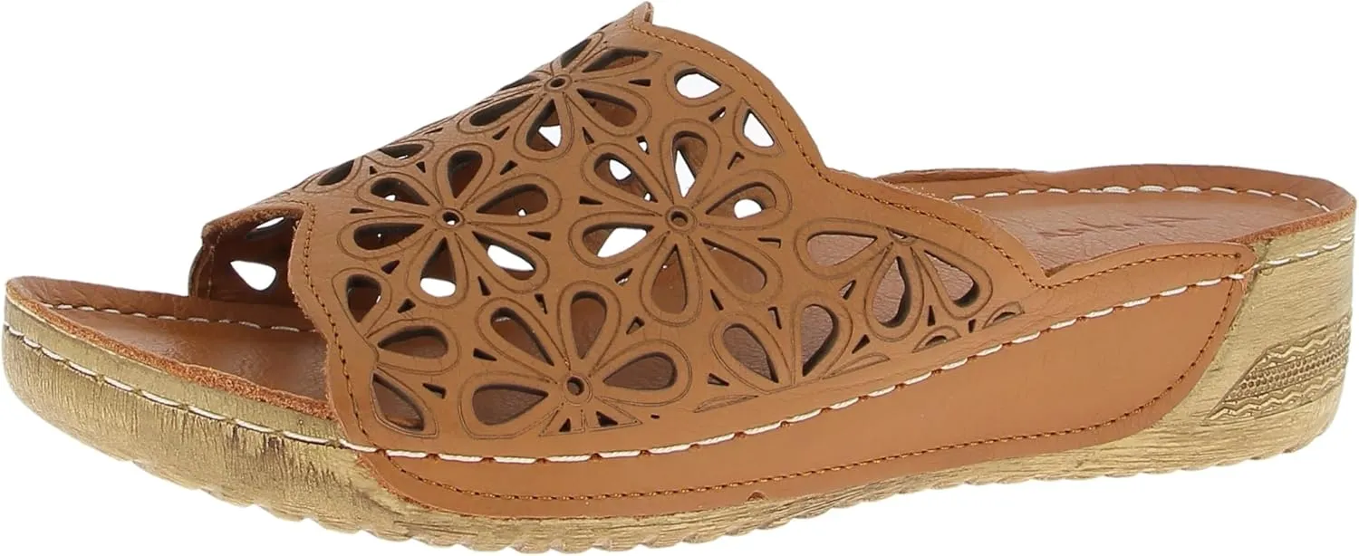Andrea Conti Women's Mule Loafer Flat