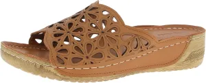 Andrea Conti Women's Mule Loafer Flat