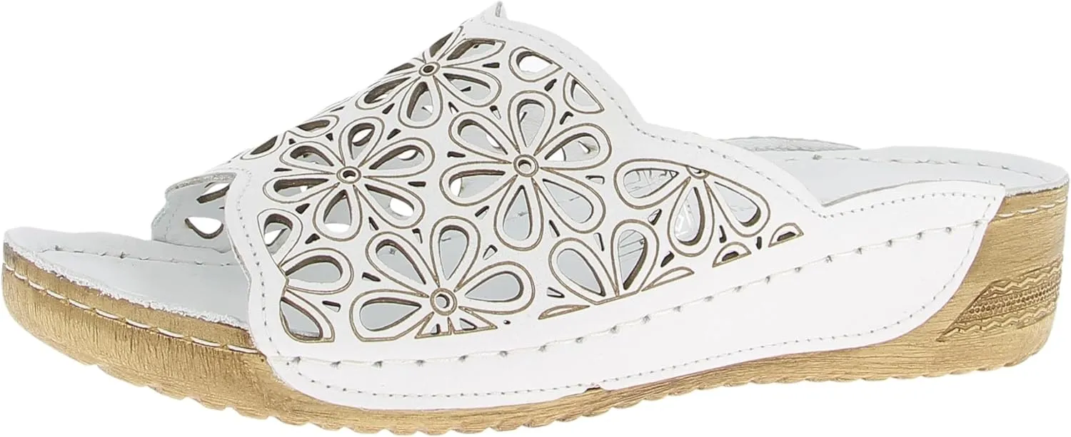 Andrea Conti Women's Mule Loafer Flat