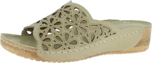 Andrea Conti Women's Mule Loafer Flat