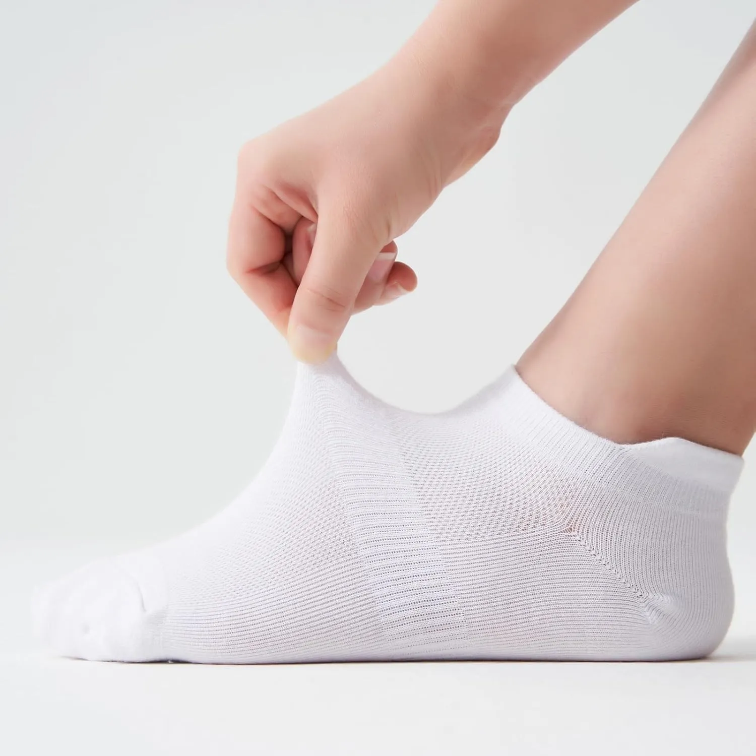 Ankle Socks Women's and Mens Thin Athletic Running Low Cut No Show Short Socks With Heel Tab 6/10 Pairs