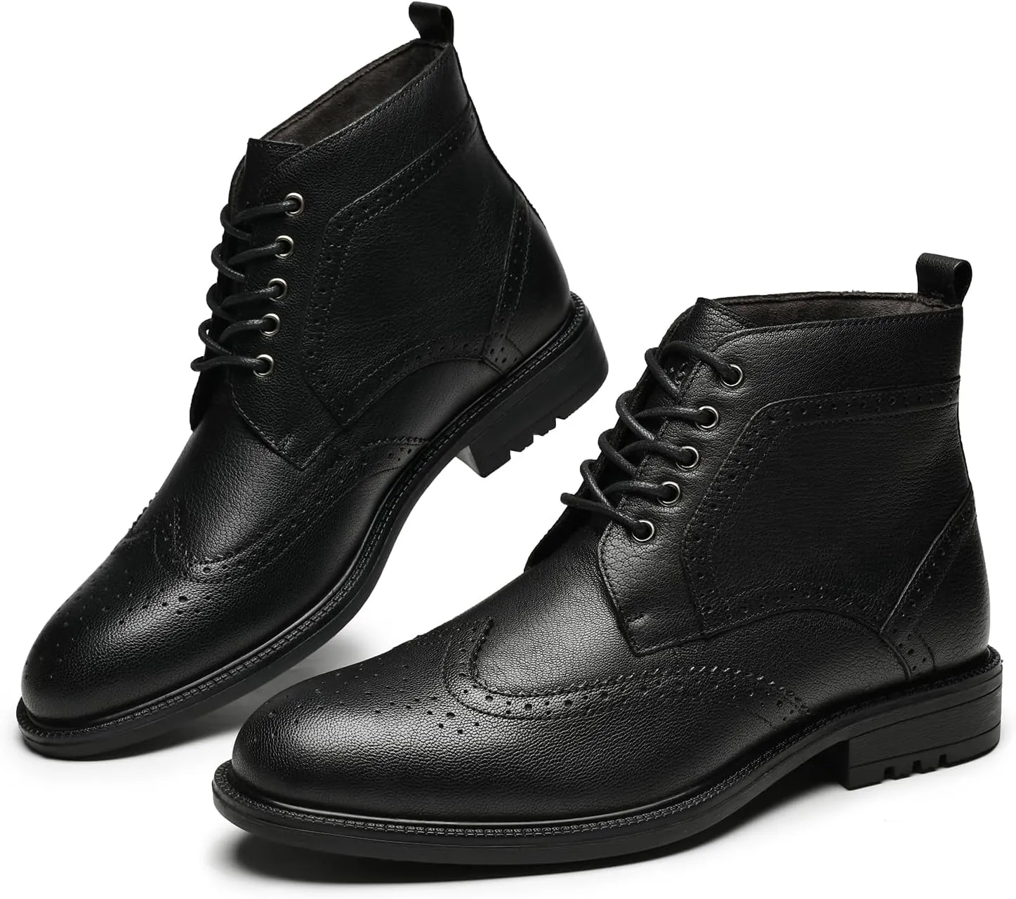 Arkbird Mens Oxford Dress Boots Fashion Casual Genuine Leather Brogue Chukka Ankle Boot for Men