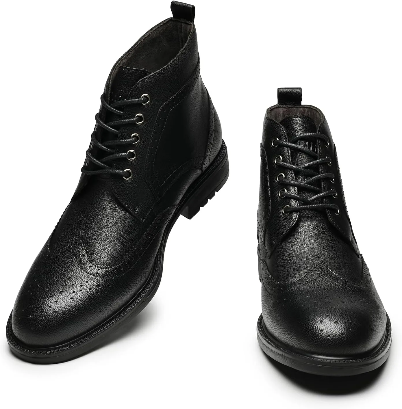 Arkbird Mens Oxford Dress Boots Fashion Casual Genuine Leather Brogue Chukka Ankle Boot for Men