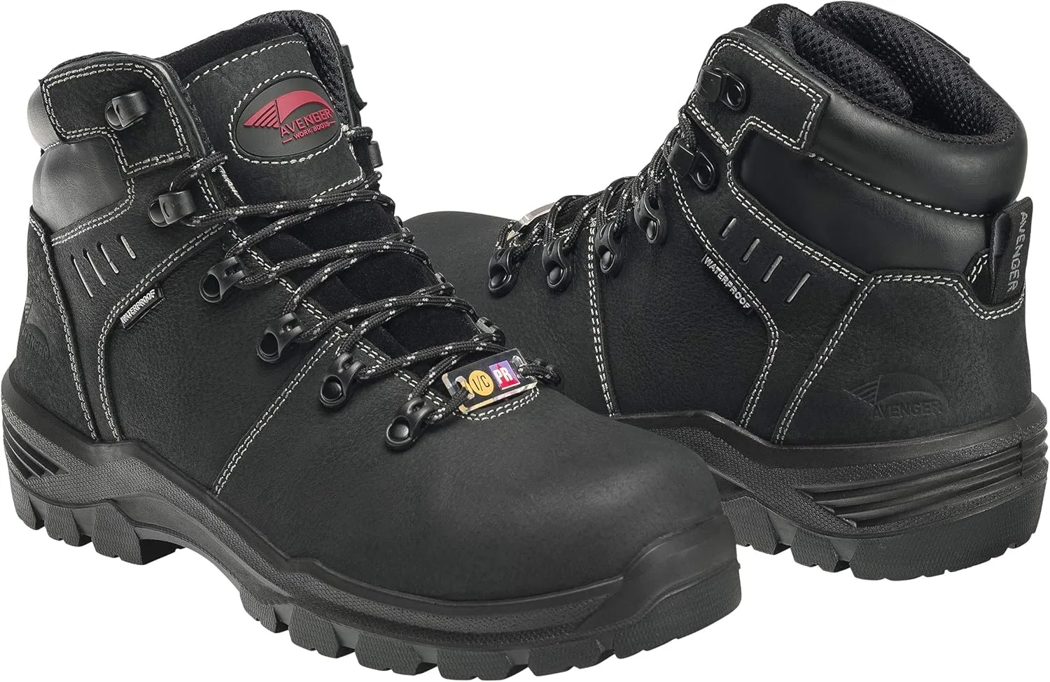 Avenger Work Boots Men's A7400 Foundation 6" Carbon Toe Waterproof Work Boot
