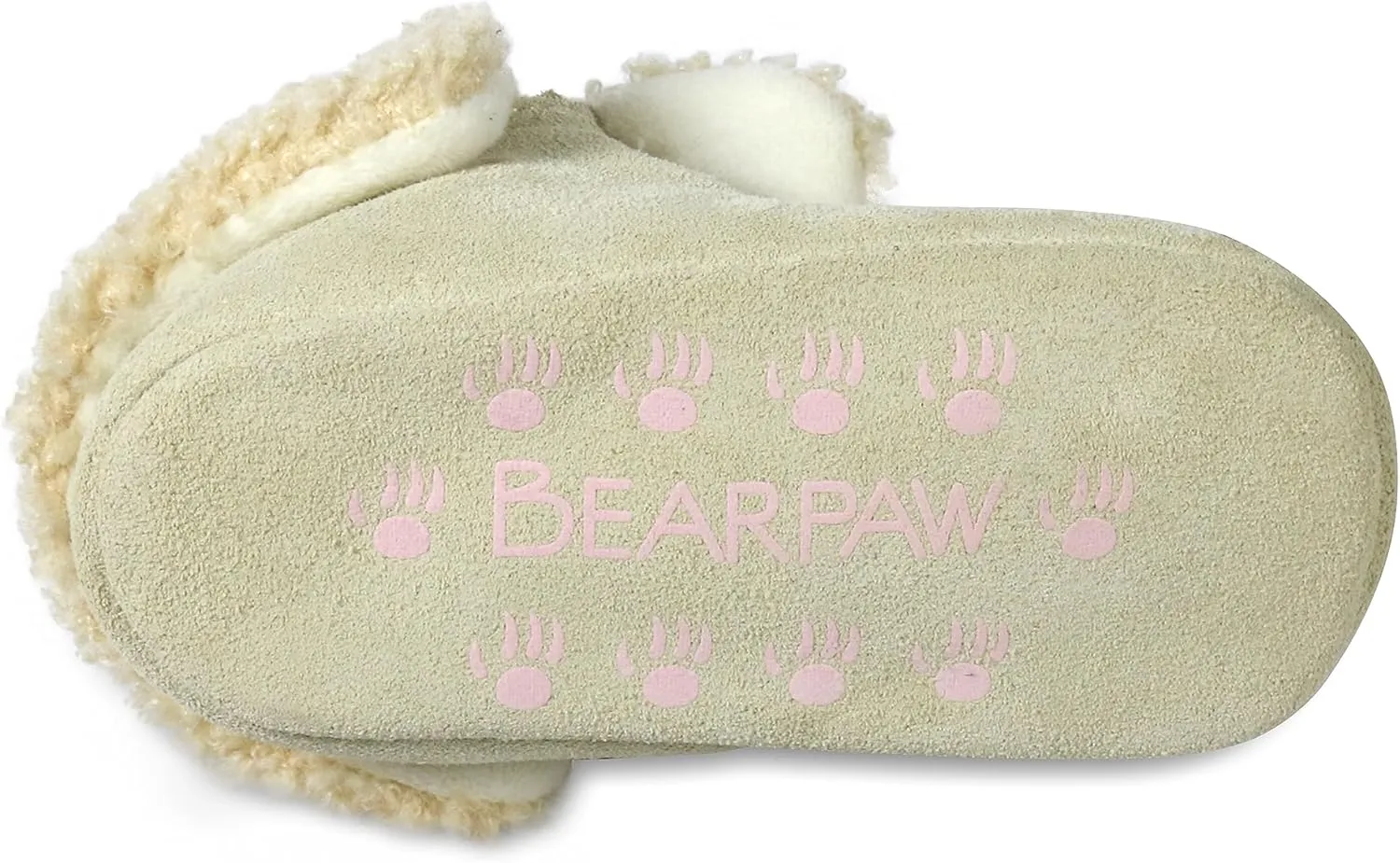 BEARPAW Baby Suede Slippers with Faux Fur Lining, Comfortable Suede Slip On for Indoor and Outdoor