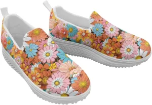 Binienty Platform Sneakers for Women Slip-On Dressy Business Walking Shoes Casual Fashion Outfit Loafers