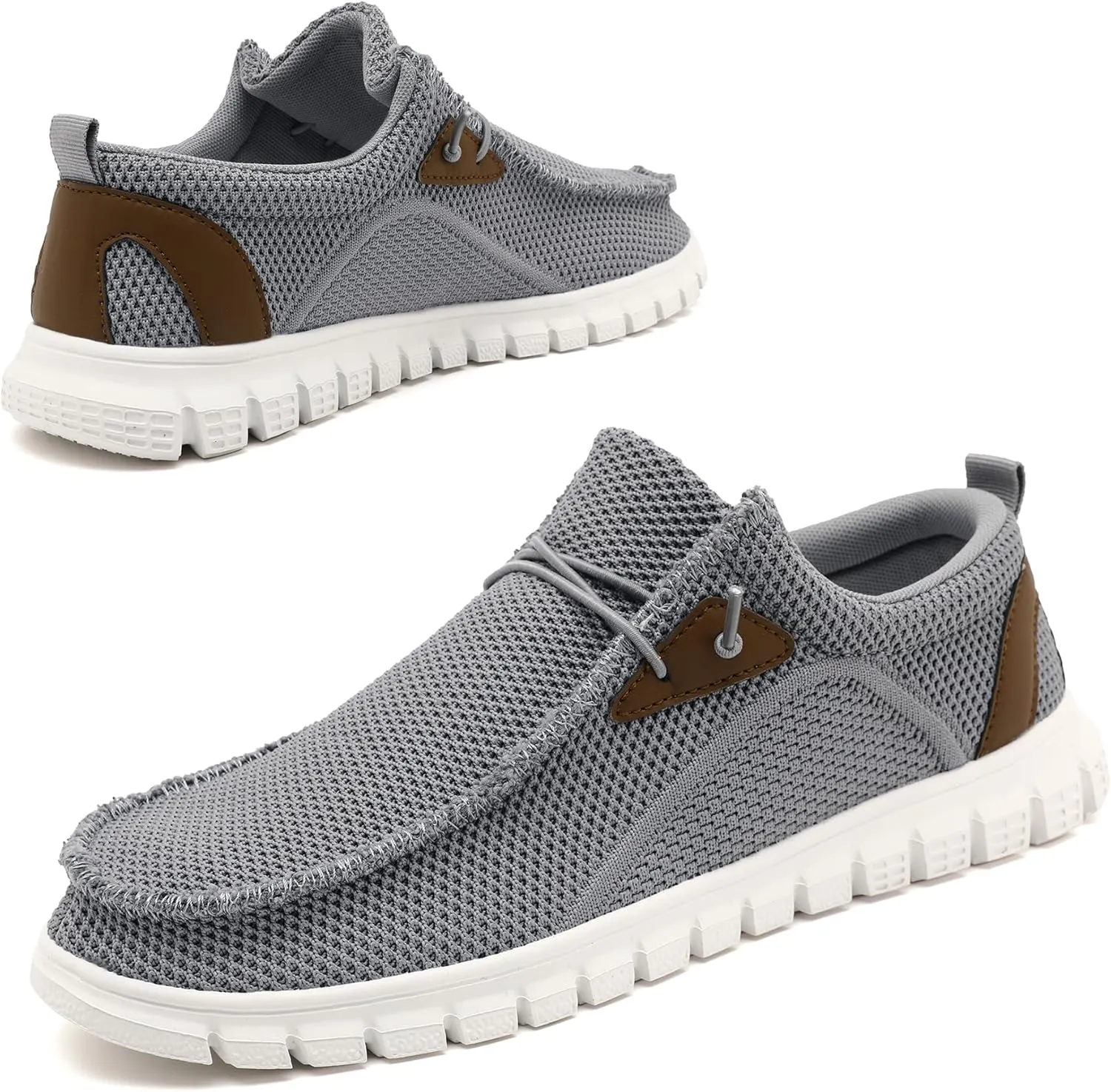 Black Shoes Mens Loafers & Slip-ons|Casual Dress Business Boat Shoes Lightweight Slip on Walking Sneakers Slippers