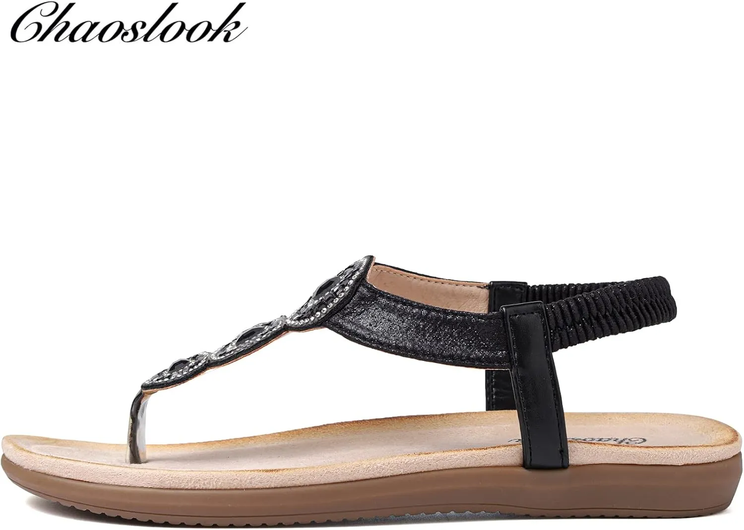 Bohemian Dress Sandals Womens Casual Flats Sandals Comfortable Ankle Strap Summer Boho Thong Sandals