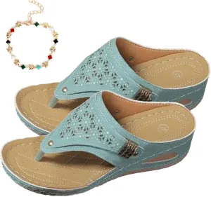 Breathable Mesh Sports Sandals with Non-slip Sole, Comfy Orthopedic Women’s Open Toe Beach Casual Walking Shoe