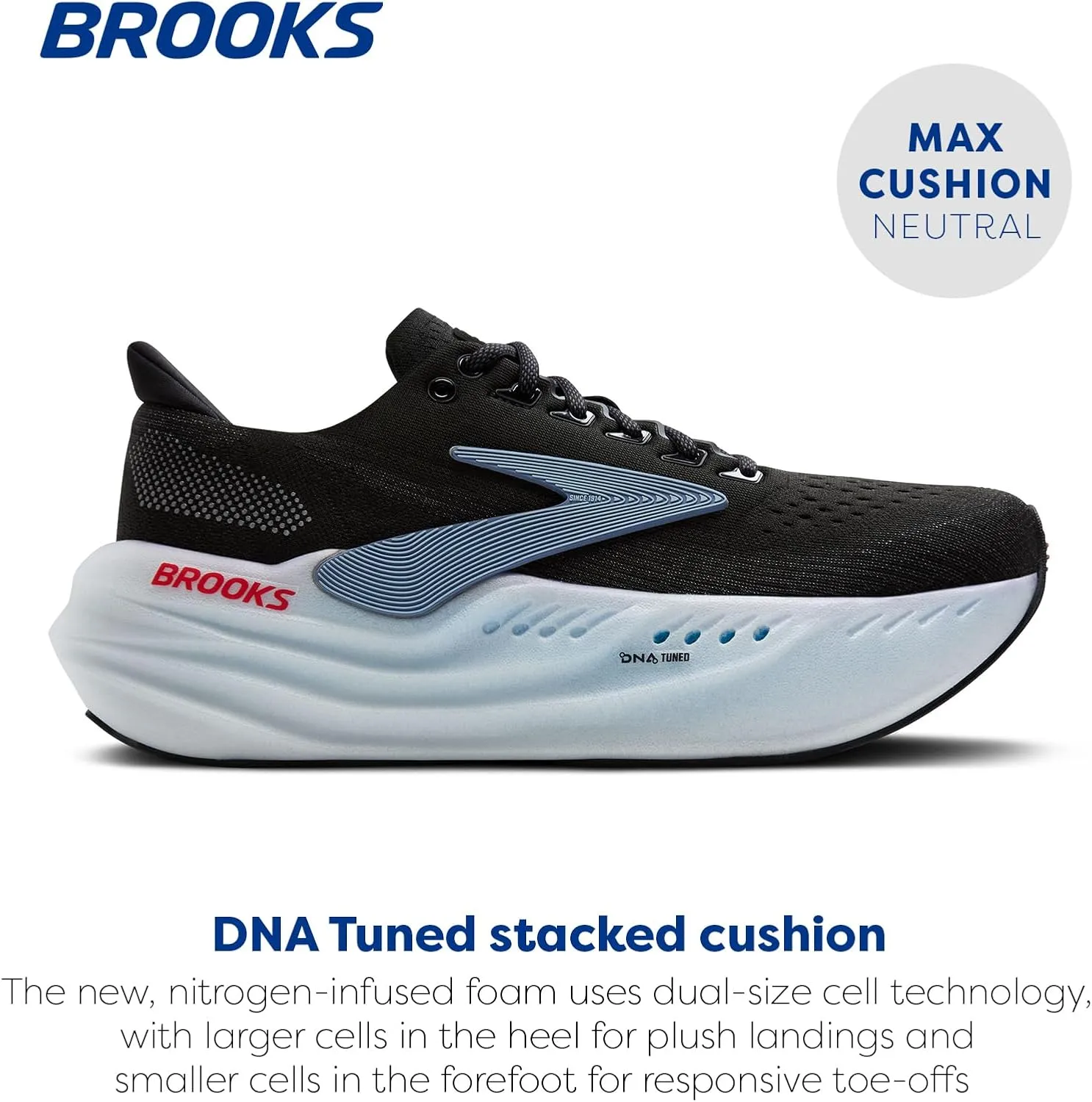 Brooks Men’s Glycerin Max Neutral Running & Walking Shoe