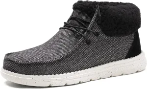 Bruno Marc Women's Ankle Fur Lace-up Warm Boots