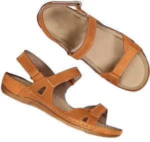 Casual Women's Platform Sandals with Adjustable Buckle Straps Stylish Open Toe Flats for Summer Resort Wear