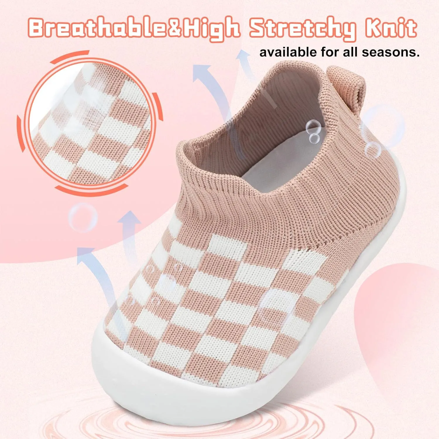 Centipede Demon Baby Shoes Baby Boys Girls Sock Shoes Breathable Infants Toddlers Slippers Indoor Outdoor Boots First Walking Shoe Slip On Sneakers Non Slip with Soft Rubber Soles