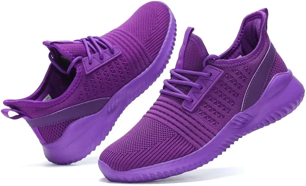 Chopben Women's Walking Shoes Lightweight Breathable Running Shoes Non Slip Athletic Fashion Sneakers Mesh Workout Casual Sports