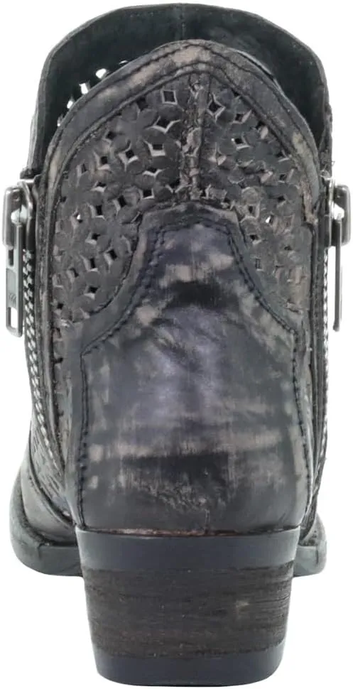 Circle G Women's Cut-Out Booties Round Toe