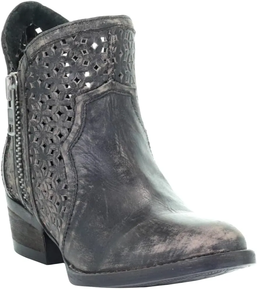 Circle G Women's Cut-Out Booties Round Toe
