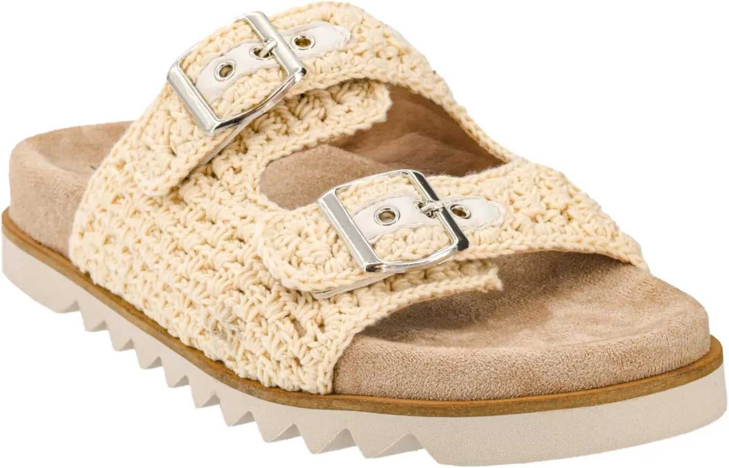 Corkys Footwear Women's Dash Sandals - Featuring Two Straps With Adjustable Buckles, A Soft Lined and Cushioned Insole, and All Day Wear - Chic and Trendy