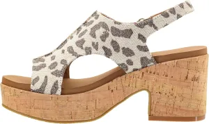 Corkys Footwear Women's Miss Carley Platform Sandal, 3 Inch Heel, Trendy And Comfortable Peep Toe with Adjustable Hook and Loop Strap, Year Round Wear