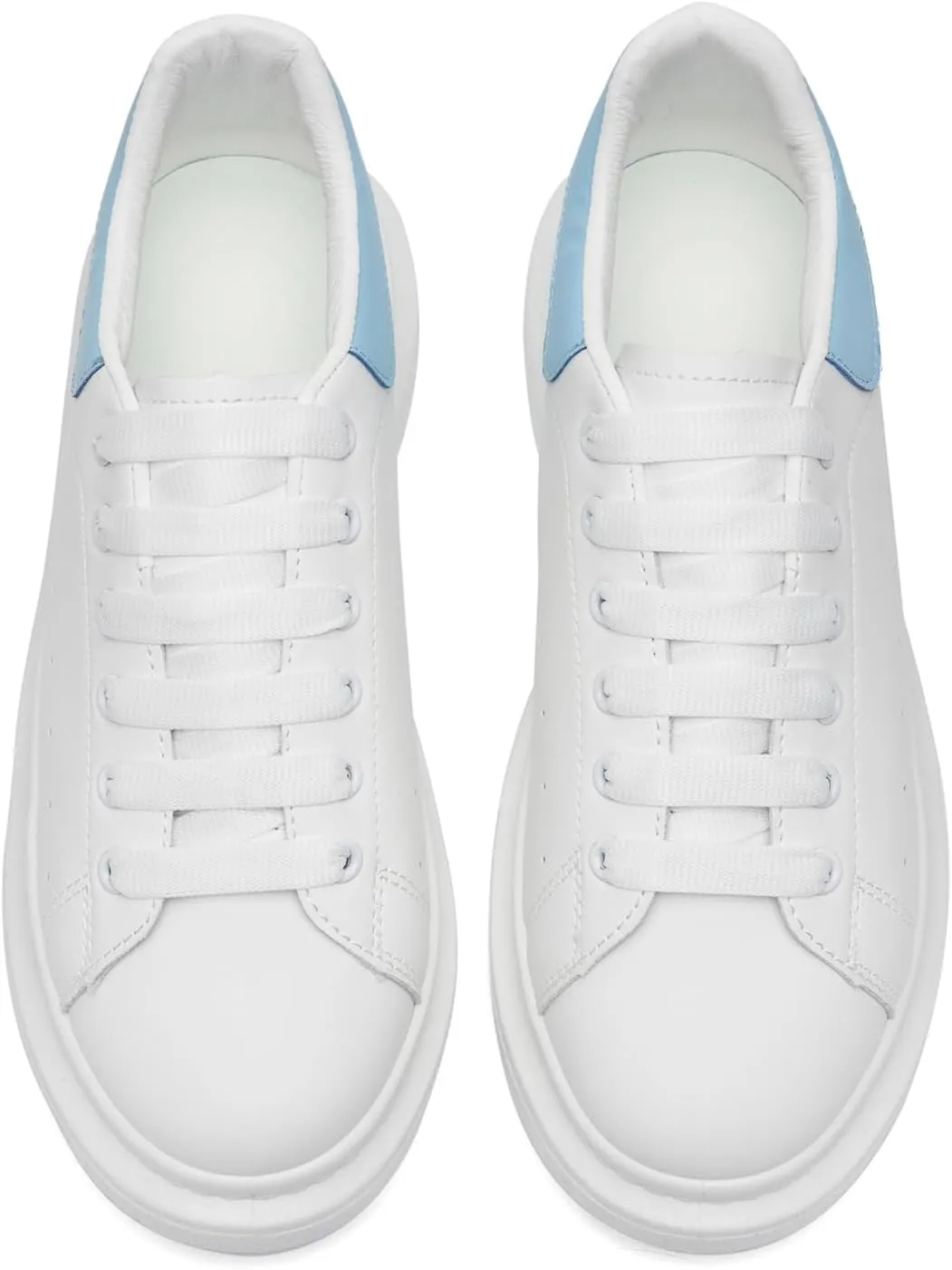 COVS Platform White Sneakers for Women, Women's Fashion Sneakers, Leather Sneakers for Women Unisex Height Increase Shoes