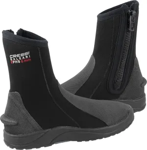 Cressi 6mm Neoprene Adult Hard Sole Boots - for Water Sports: Scuba Diving, Snorkeling - Baleari PHS: Designed in Italy