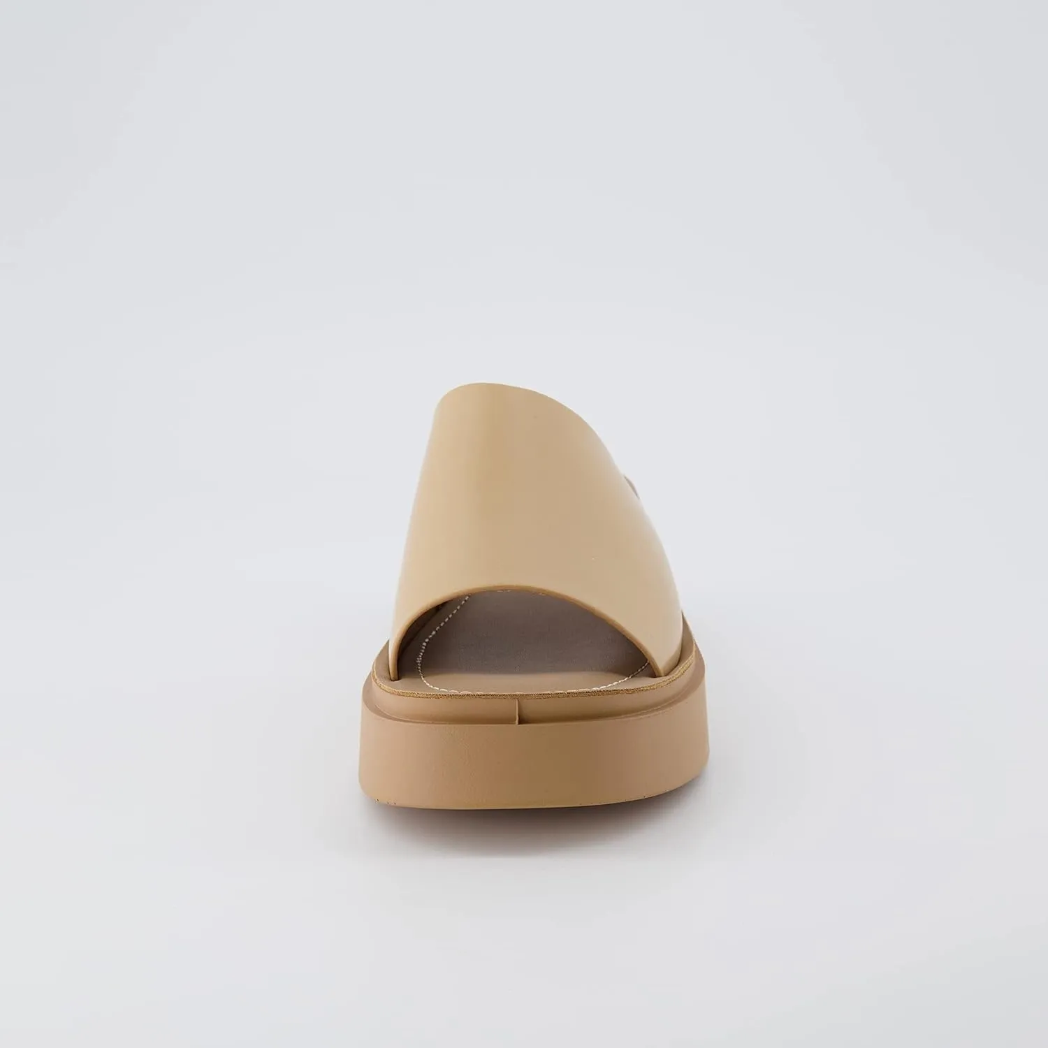 CUSHIONAIRE Women's Play one band platform sandal with  Memory Foam
