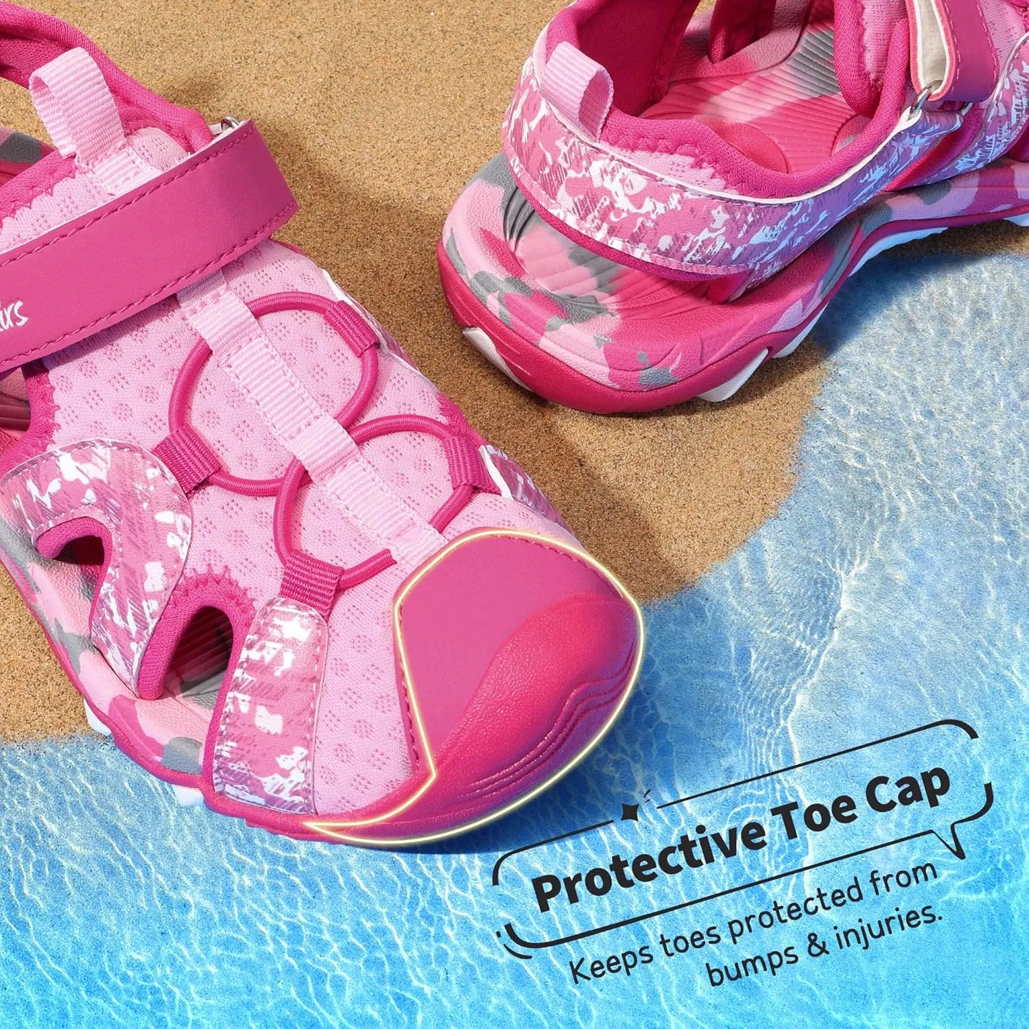 DREAM PAIRS Boys Girls Summer Outdoor Athletic Sport Sandals for Little/Big Kid