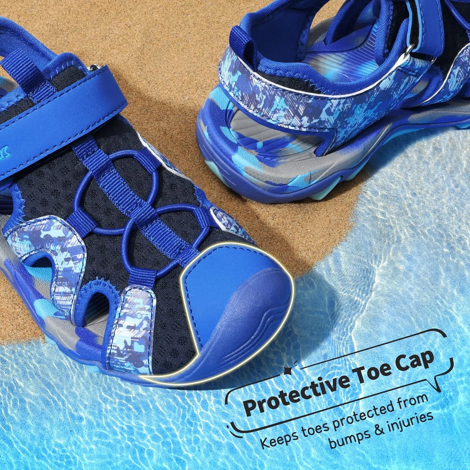 DREAM PAIRS Boys Girls Summer Outdoor Athletic Sport Sandals for Little/Big Kid