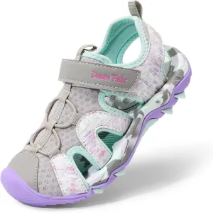 DREAM PAIRS Boys Girls Summer Outdoor Athletic Sport Sandals for Little/Big Kid