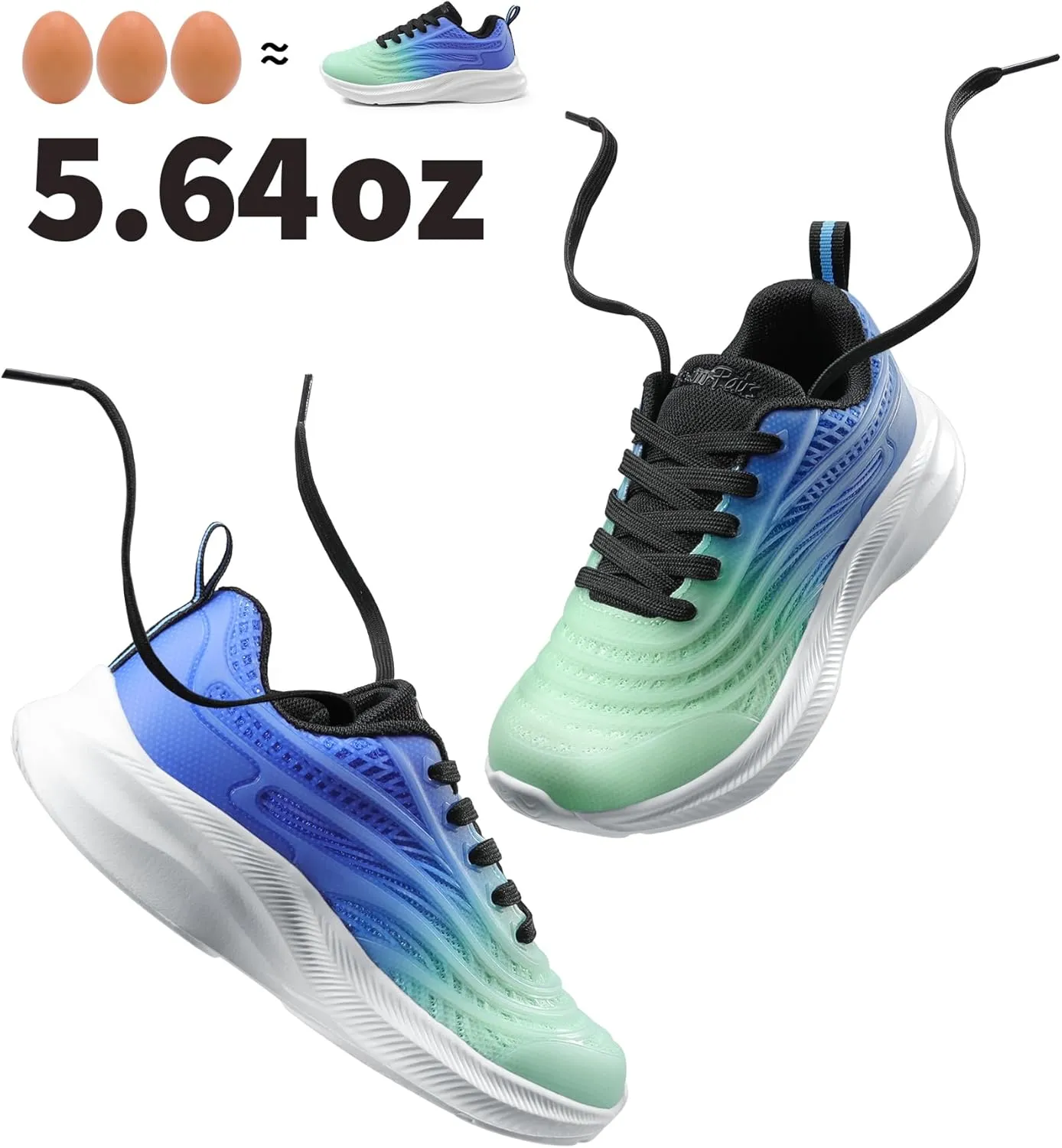 DREAM PAIRS Girls Boys Shoes Kids Tennis Sparkle Glitter Lace up Athletic Running Sneakers