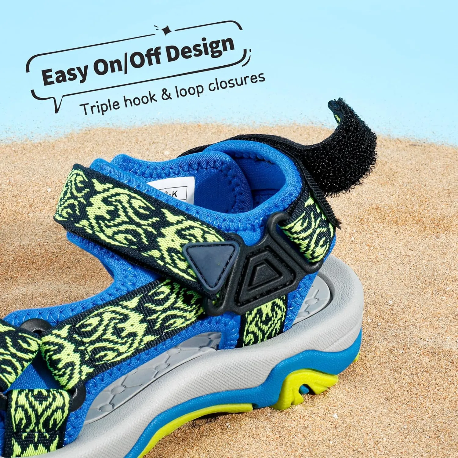 DREAM PAIRS Kids Adventurous Light-Weight Adjustable Straps Summer Sandals (Toddler/Little Kid/Big Kid)