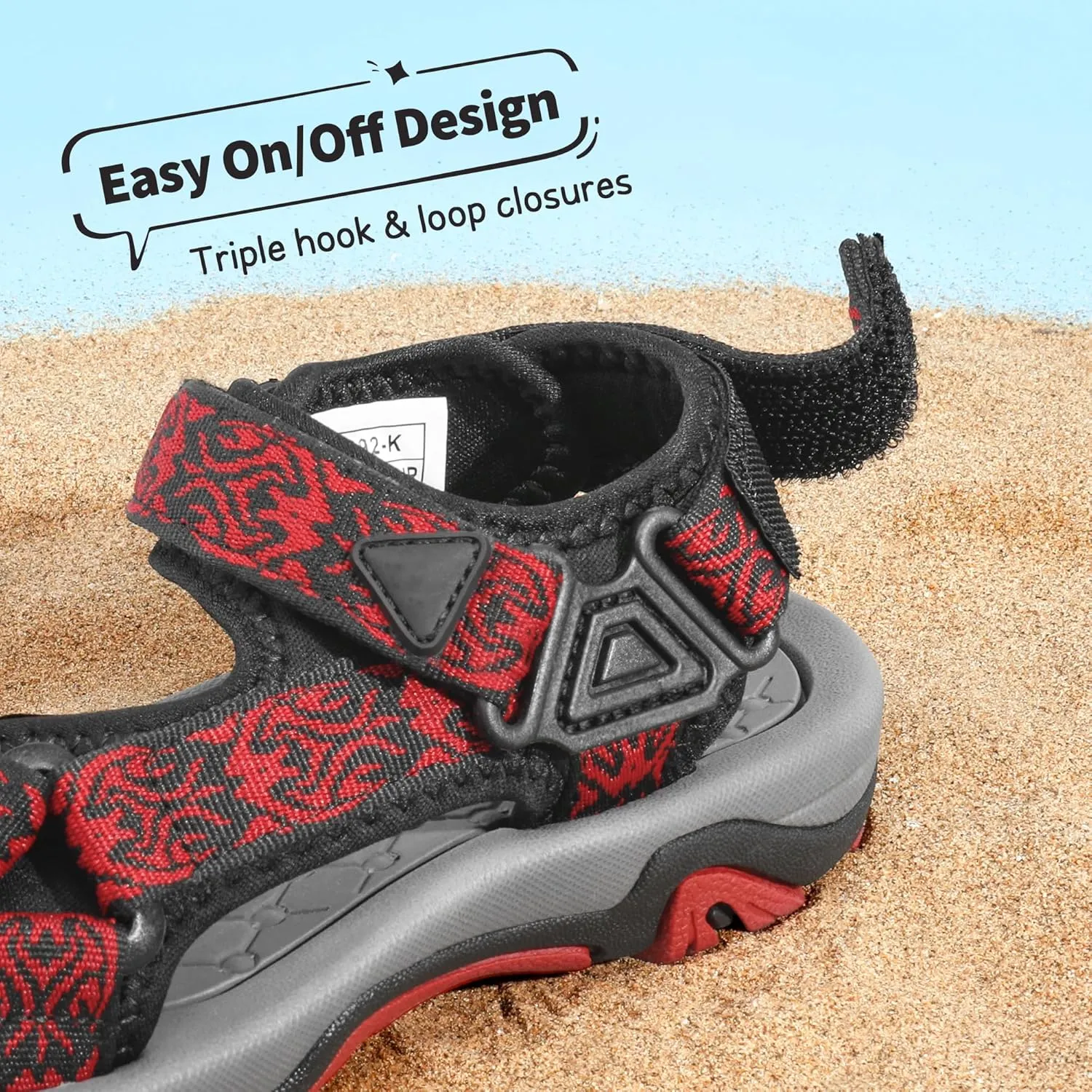 DREAM PAIRS Kids Adventurous Light-Weight Adjustable Straps Summer Sandals (Toddler/Little Kid/Big Kid)