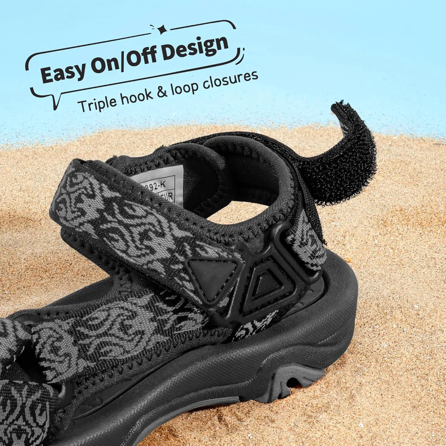 DREAM PAIRS Kids Adventurous Light-Weight Adjustable Straps Summer Sandals (Toddler/Little Kid/Big Kid)