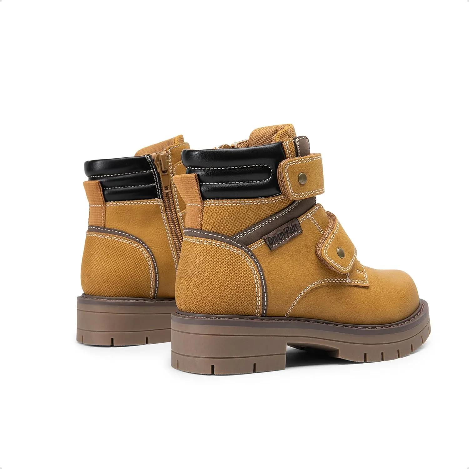 DREAM PAIRS Kids Ankle Boots Boys Girls Fashion Booties with Hook and Loop (Toddler/Little Kid)