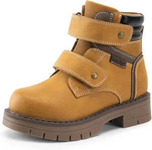 DREAM PAIRS Kids Ankle Boots Boys Girls Fashion Booties with Hook and Loop (Toddler/Little Kid)