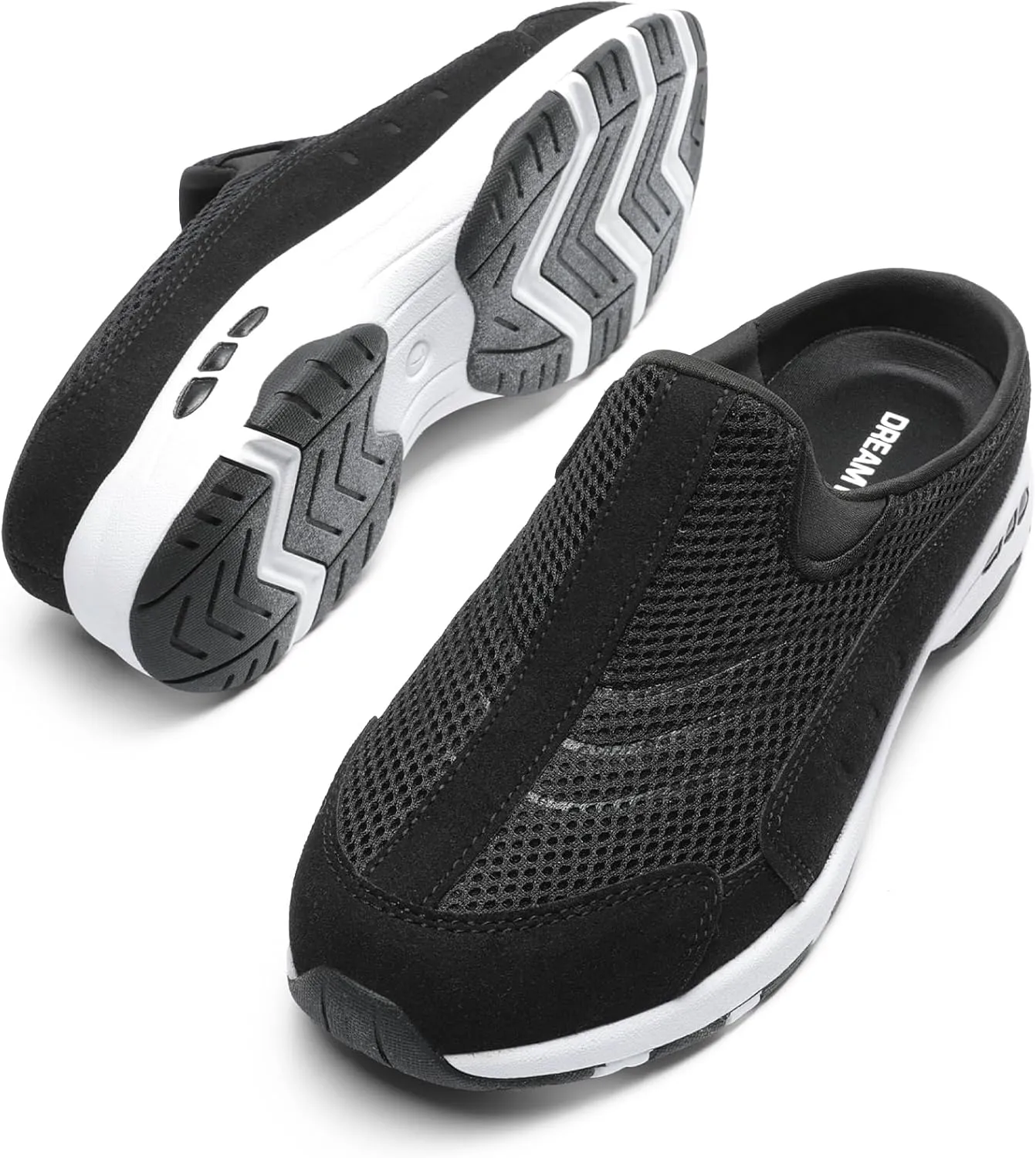 DREAM PAIRS Mules for Women Sneakers Slip on Shoes for Women Walking Shoes