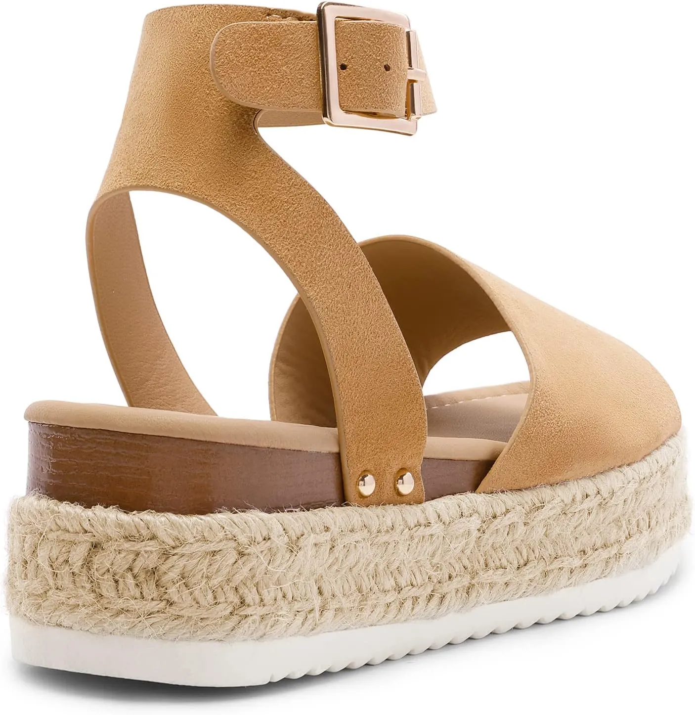 DREAM PAIRS Women's Platform Espadrilles Casual Ankle Strap Wedge Sandals Comfortable Dressy Summer Shoes