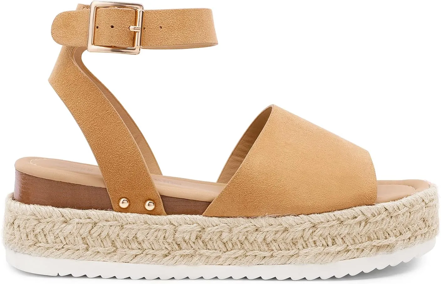 DREAM PAIRS Women's Platform Espadrilles Casual Ankle Strap Wedge Sandals Comfortable Dressy Summer Shoes