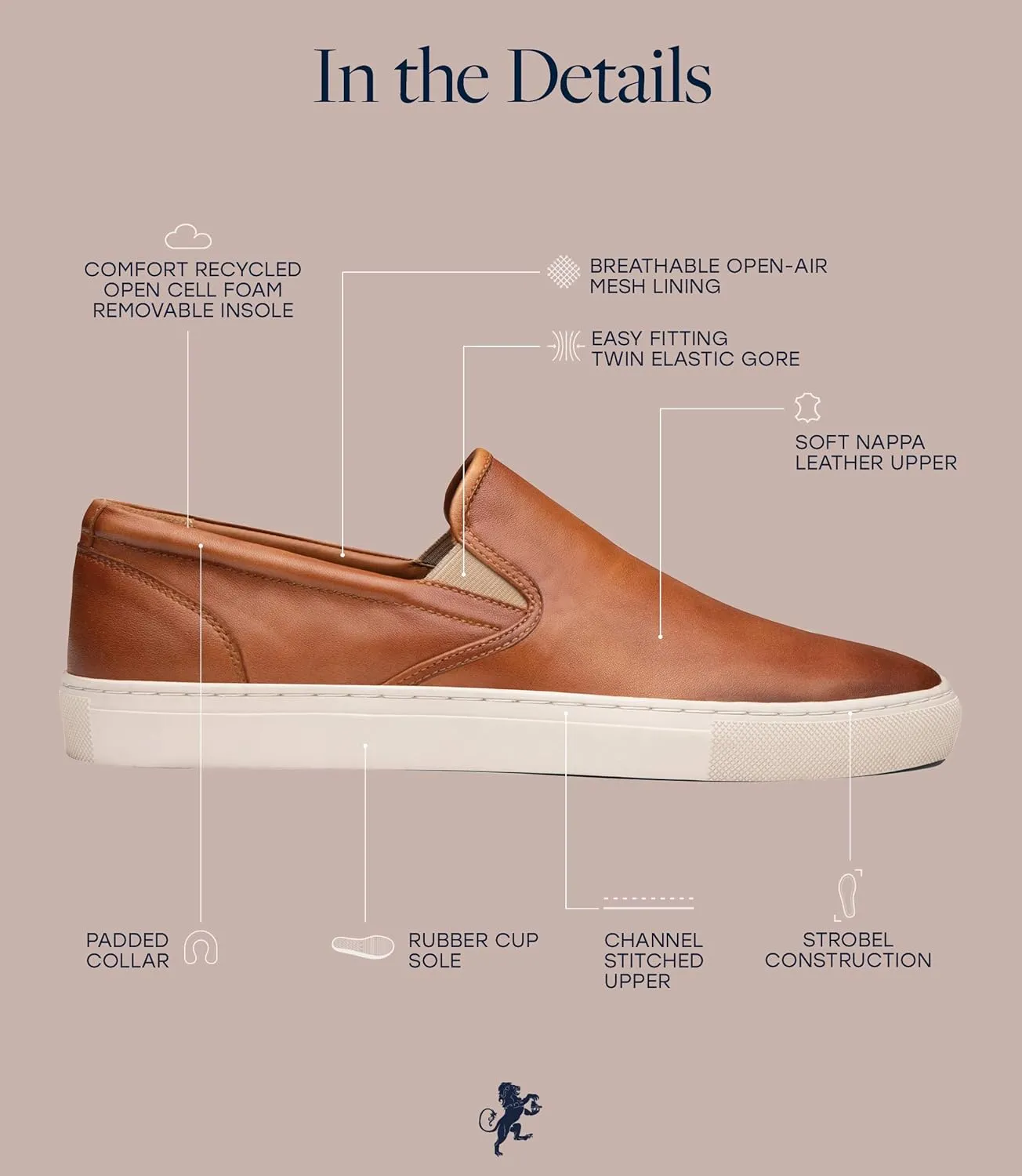Dunross & Sons Mens Sneakers. Fashion Sneakers. Lace-Up Or Slip-On Mens Casual Shoes. Comfortable Leather Shoes.