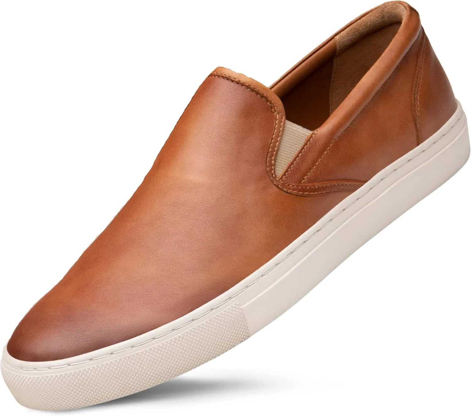 Dunross & Sons Mens Sneakers. Fashion Sneakers. Lace-Up Or Slip-On Mens Casual Shoes. Comfortable Leather Shoes.