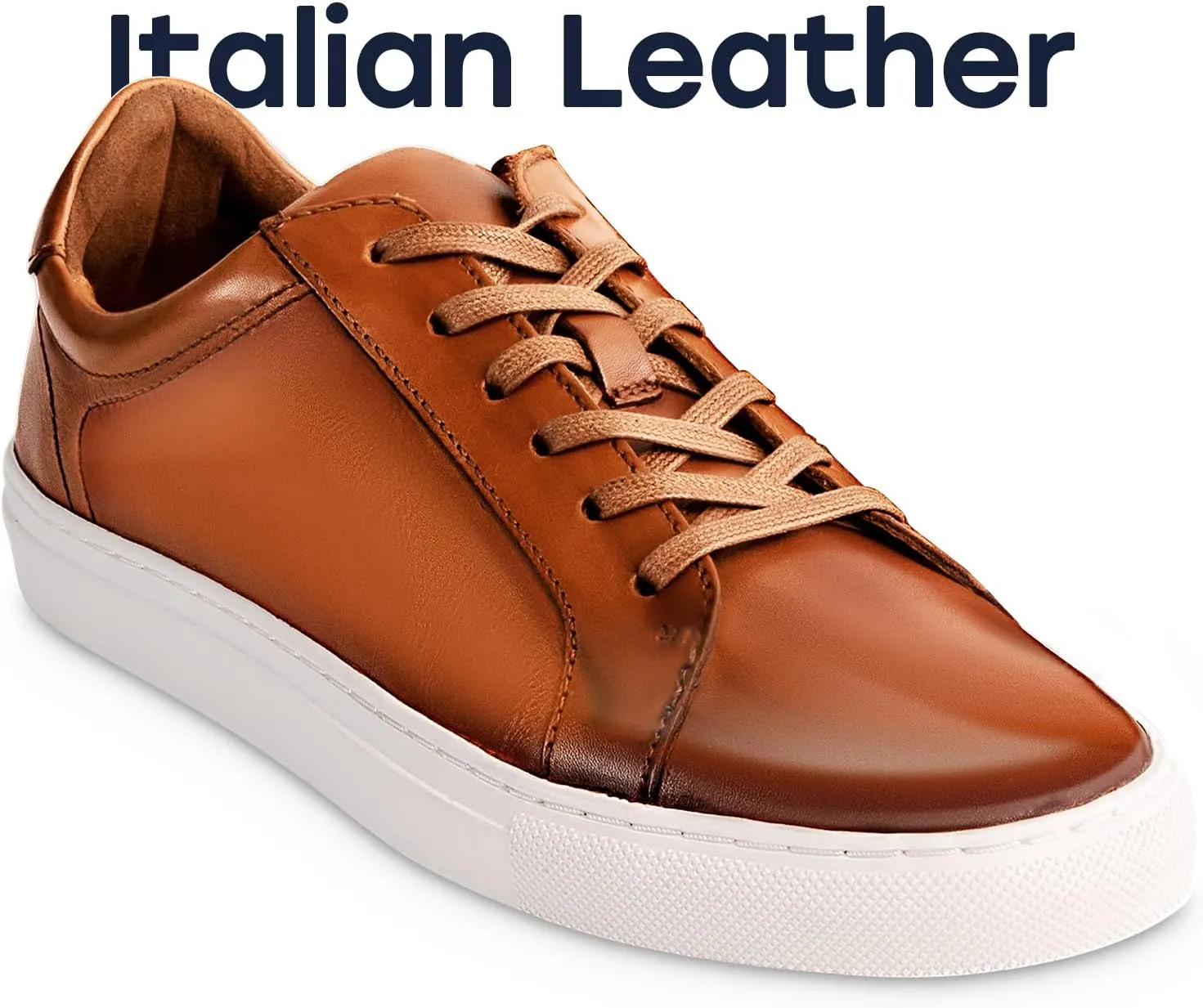 Dunross & Sons Mens Sneakers. Fashion Sneakers. Lace-Up Or Slip-On Mens Casual Shoes. Comfortable Leather Shoes.