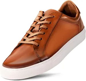 Dunross & Sons Mens Sneakers. Fashion Sneakers. Lace-Up Or Slip-On Mens Casual Shoes. Comfortable Leather Shoes.