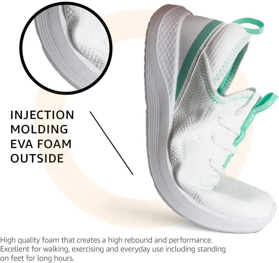 ELITE Women’s Shoes | Black, Grey, or White Sneakers for Women | Fits Comfortably | Great for Standing, Walking, The Gym, and Exercising | Lightweight and Breathable