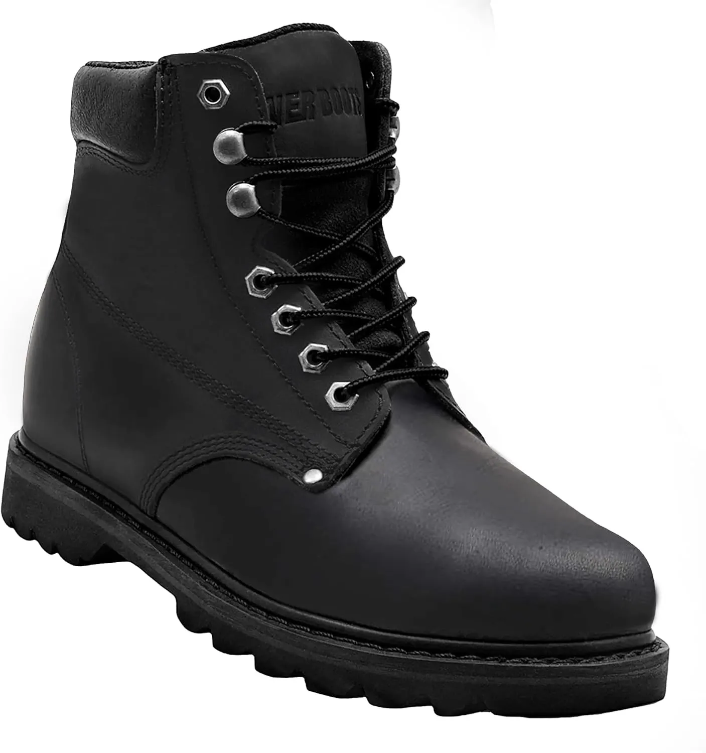 EVERBOOTS Tank S Steel Toe Work Boots for Men, EverFit Comfort Technology, Anti Slip Grip & Ultra Shock Absorption, Heavy Duty Leather Boot, Safety Industrial Workwear Construction