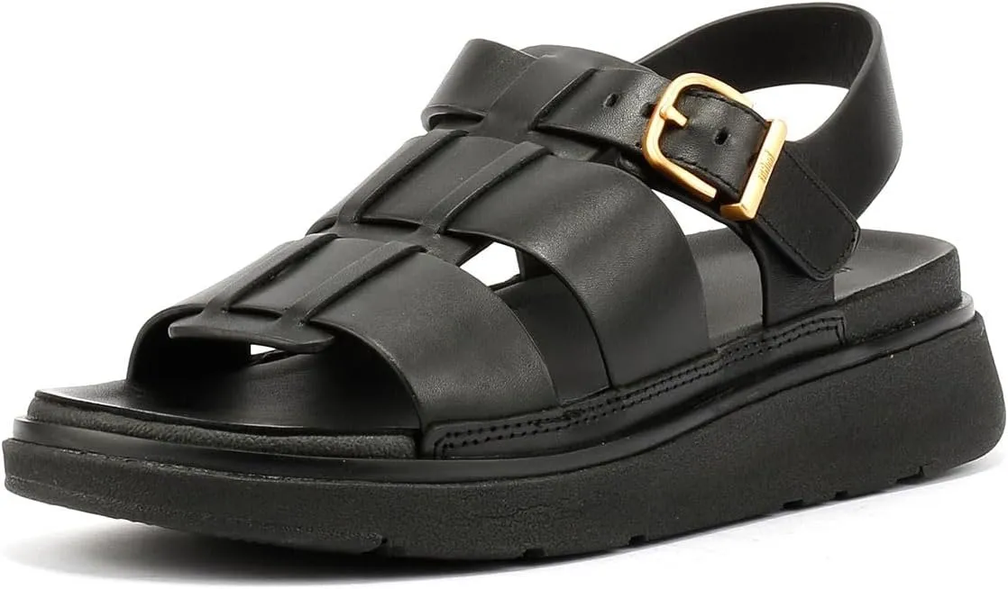 FitFlop Women's Gen-ff Leather Fisherman Sandals Wedge
